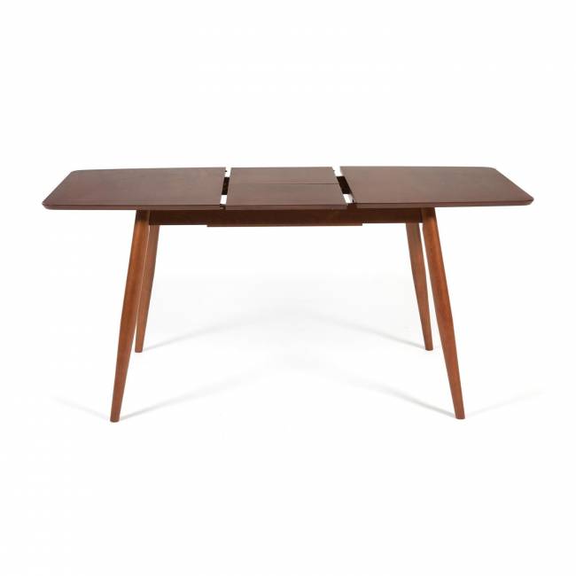 Стол раскладной Pavillion (Павильон) основание бук, столешница мдф, 80x120+40x75см, Коричневый Коричневый основание бук, столешница мдф