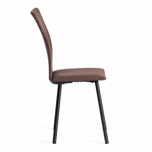 Стул обеденный Ля Русс/La Rousse ткань рогожка, коричневый/черный, 3м7-147, 49х50х93см коричневый ткань рогожка Стул обеденный Ля Русс/La Rousse ткань рогожка, коричневый/черный, 3м7-147, 49х50х93см коричневый ткань рогожка