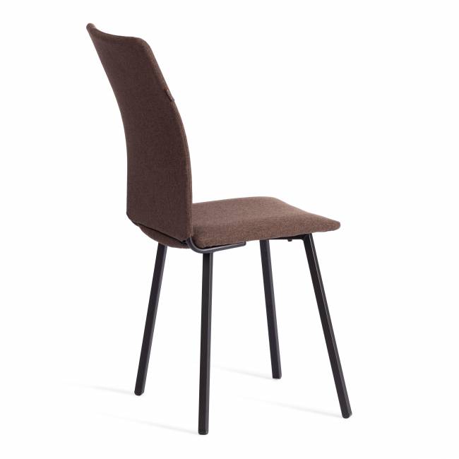 Стул обеденный Ля Русс/La Rousse ткань рогожка, коричневый/черный, 3м7-147, 49х50х93см коричневый ткань рогожка Стул обеденный Ля Русс/La Rousse ткань рогожка, коричневый/черный, 3м7-147, 49х50х93см коричневый ткань рогожка