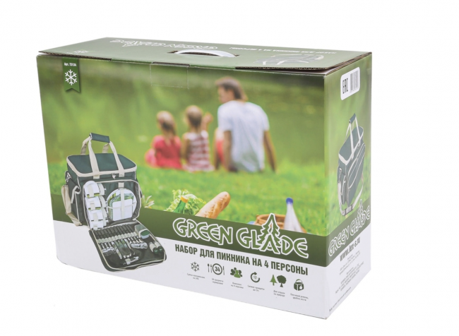 Набор для пикника Green Glade Т3134 24л / 35 предметов Набор для пикника Green Glade Т3134 24л / 35 предметов