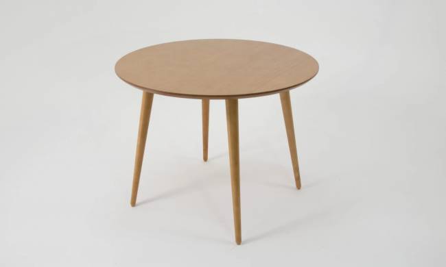 Стол Монте К 100 натур со стульями Франк натур рогожка серый