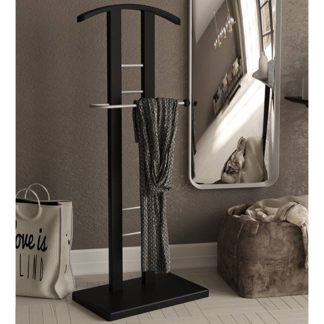 Вешалка костюмная ГАЛАНТ 321 металлик/венге