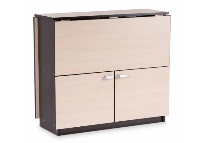 Стол деревянный Симоне венге / дуб молочный