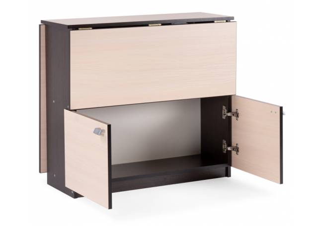 Стол деревянный Симоне венге / дуб молочный