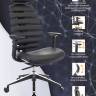 Кресло Everprof Ergo Black (Эрго Блэк) Кожа Черный