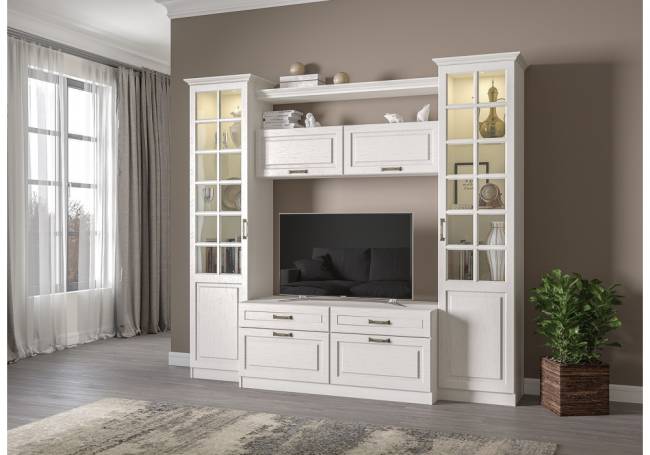 Ливерпуль белый / ясень ваниль НМ-1012-100