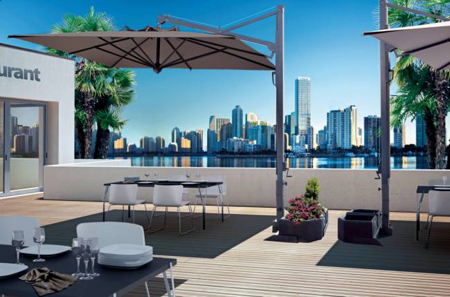 Зонт профессиональный 3х3 м Galileo Dark антрацит, серо-коричневый 3000х3000 мм Зонт профессиональный 3х3 м Galileo Dark антрацит, серо-коричневый 3000х3000 мм