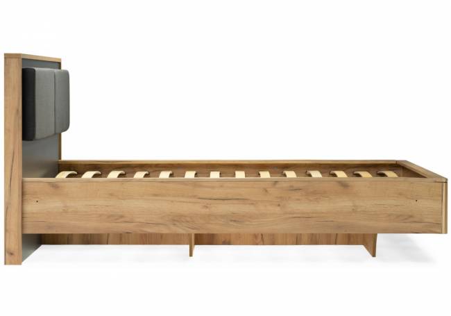 Кровать Клауд 160х200 парящая дуб крафт золотой / антрацит