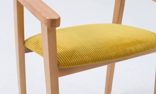 Стул-кресло Челси ПМ натур/жёлтый