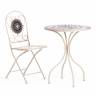 Стол Secret de Maison Ромео/Romeo  металл, 60х72см, белый/плитка "калейдоскоп" белый/плитка "калейдоскоп" металл
