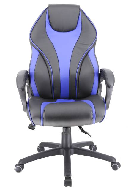 Кресло Everprof Wing (Винг) Экокожа Синий