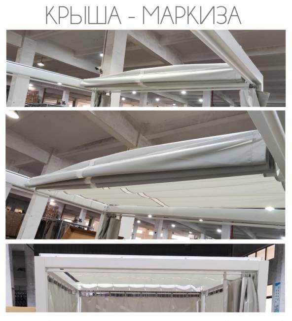 Шатер с лежаками Enigma антрацит, тортора 2080х1880х2050 мм