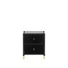 Комод Leset Хайди 2 ящика Чёрный Чёрный Комод Leset Хайди 2 ящика Чёрный Чёрный
