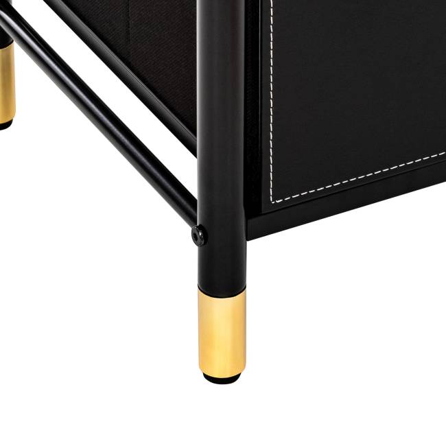 Комод Leset Хайди 2 ящика Чёрный Чёрный Комод Leset Хайди 2 ящика Чёрный Чёрный