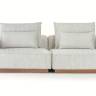 Диван модульный с подушками Don тик, бежевый 2600х1100х620 мм Диван модульный с подушками Don тик, бежевый 2600х1100х620 мм