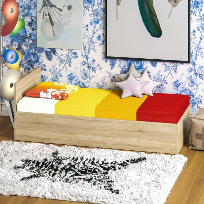 Кровать Стандарт 0900 цвет дуб сонома Кровать Стандарт 0900 цвет дуб сонома