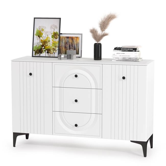 Большая стенка в гостиную Валенсия № 108 цвет белый шагрень Большая стенка в гостиную Валенсия № 108 цвет белый шагрень