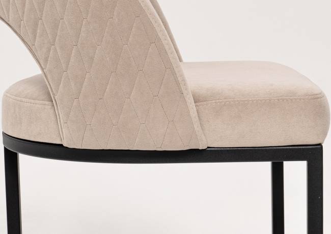 Стул Oscar Beige Romb / Black