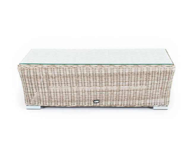 "Капучино" журнальный столик из искусственного ротанга, цвет бежевый