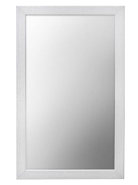 Зеркало навесное Берже 24-105 белый ясень 105 см х 65 см Зеркало навесное Берже 24-105 белый ясень 105 см х 65 см