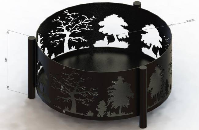 Костровая чаша "Форест"