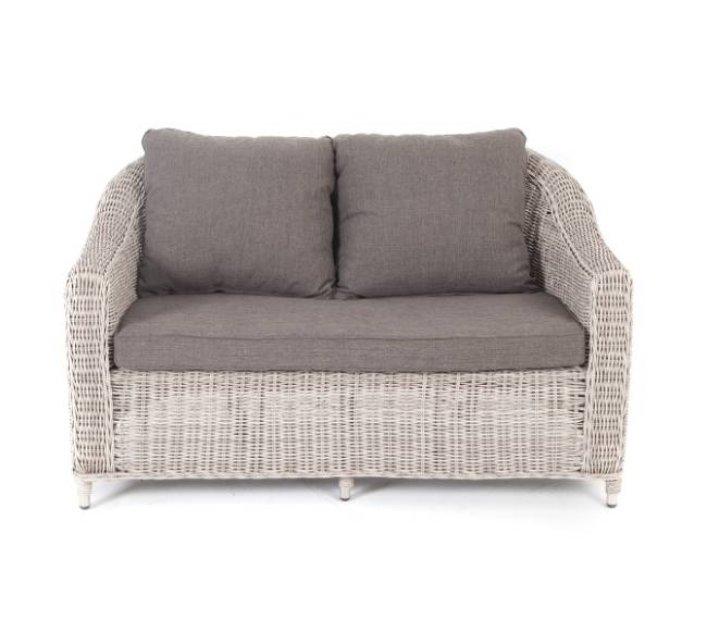 "Кон Панна" диван из искусственного ротанга двухместный, цвет бежевый "Кон Панна" диван из искусственного ротанга двухместный, цвет бежевый