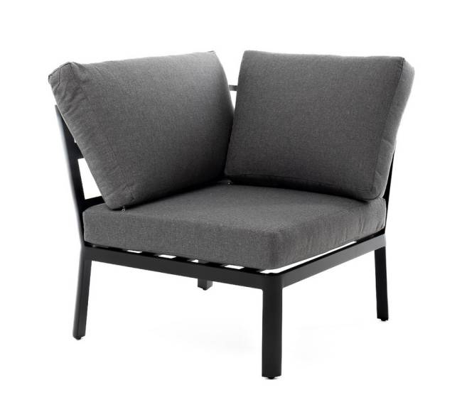 "Париж" модуль диванный алюминиевый угловой, цвет серый "Париж" модуль диванный алюминиевый угловой, цвет серый