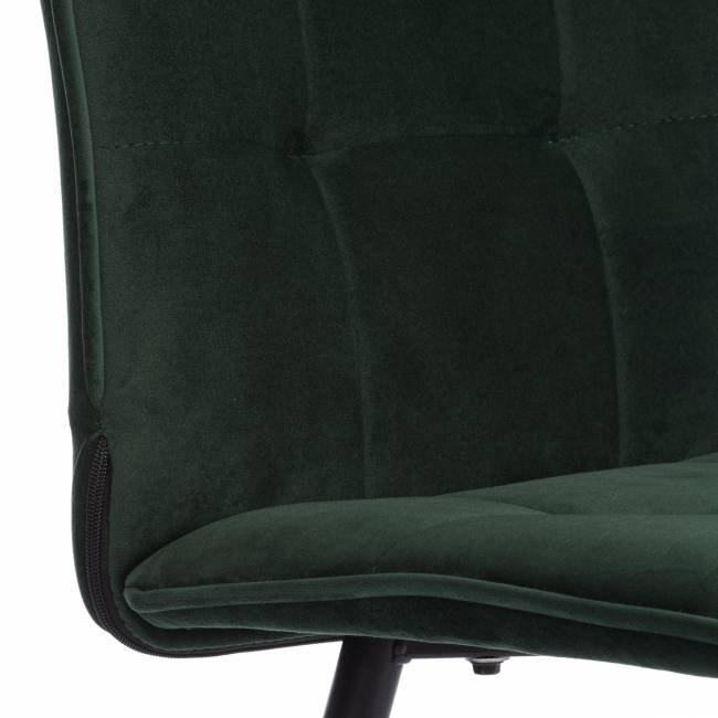 Стул обеденный Bari велюр, 46х55х89, Deep Forest (изумруд) изумрудный велюр