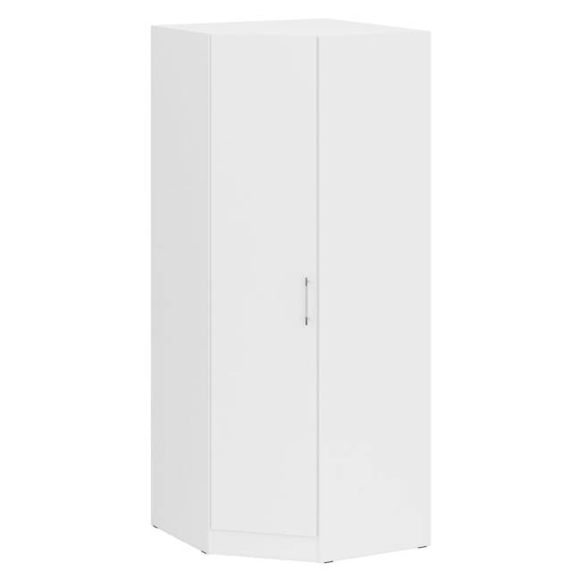 Двуспальная Кровать белая с ящиками 1600 с угловым шкафом Стандарт цвет белый