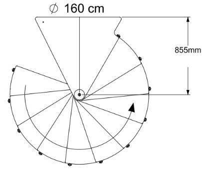 Винтовая лестница Montreal STYLE d160 Белый