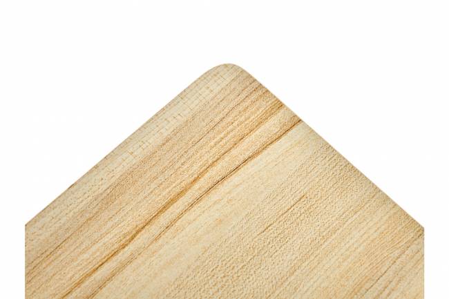 Стол многофункциональный на колесах, 60x40 см, «РОЛЛ», 2 ножки, регул.высота, мдф, металл, св. дерево, белый