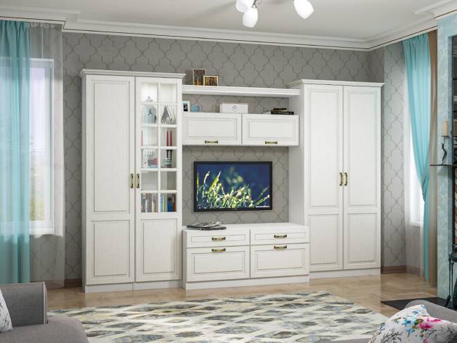 Ливерпуль Шкаф для одежды + карниз