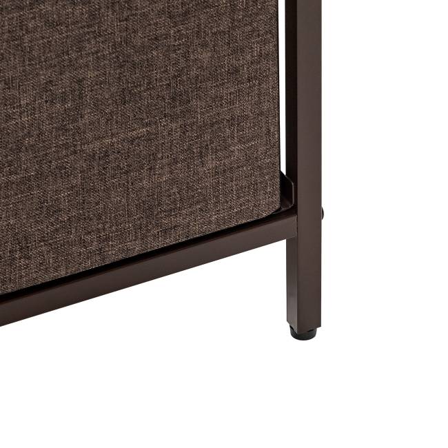 Комод Leset Локи 8 ящ. с полкой Коричневый Бежевый, светло-коричневый, темно-коричневый