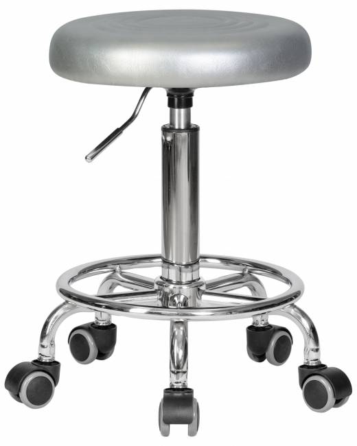 Табурет мастера DOBRIN BILLY, серебряный