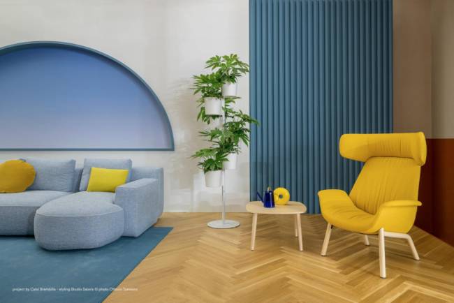 Кашпо пластиковое Hevea зеленый 510х510х1750 мм