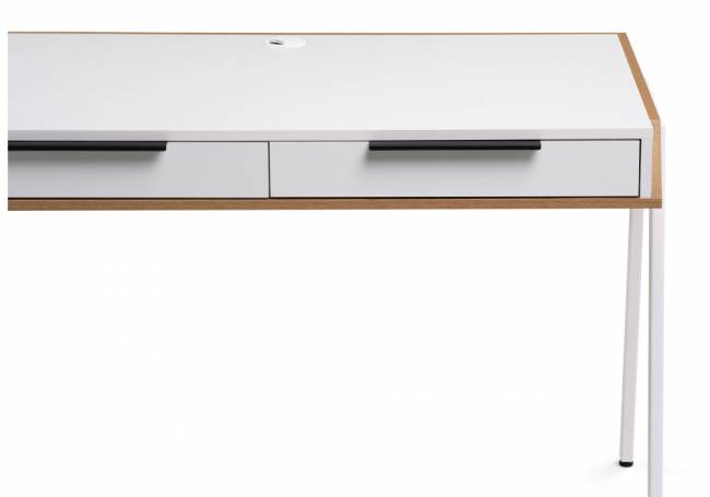 Рокс 116х65х77 белый / дуб вотан / белый