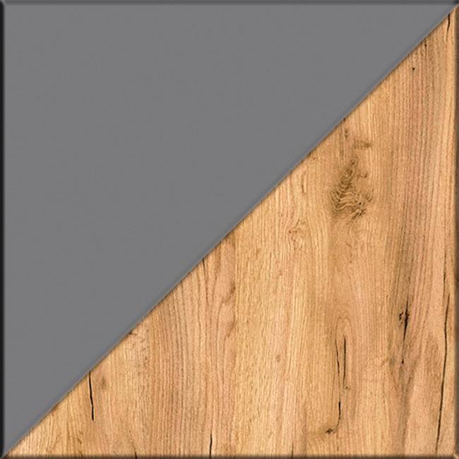 Шкаф двухдверный с полками Остин 16.307 цвет серый графит/дуб крафт золотой Шкаф двухдверный с полками Остин 16.307 цвет серый графит/дуб крафт золотой