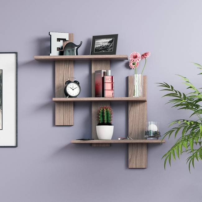 Полка СВК-5 цвет ясень шимо тёмный Полка СВК-5 цвет ясень шимо тёмный