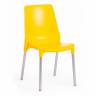 Стул Джениус/Genius (мод. 75) пластик/металл, 46x56x84cм, желтый/опоры хром (Комплект из 4 шт.) желтый металл/пластик Стул Джениус/Genius (мод. 75) пластик/металл, 46x56x84cм, желтый/опоры хром (Комплект из 4 шт.) желтый металл/пластик