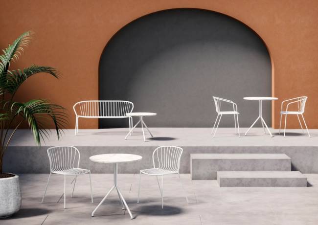 Cтол обеденный керамогранитный Lol Gres Porcelain 700х700х750 мм