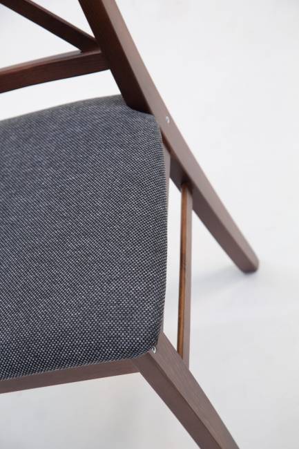 Стул Ингольф ПМ орех/графит Стул Ингольф ПМ орех/графит