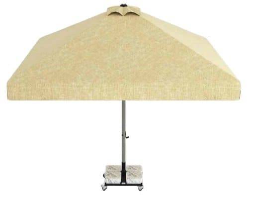 Зонт профессиональный 4х4 м Lux Telescopic бежевый 4000х4000 мм