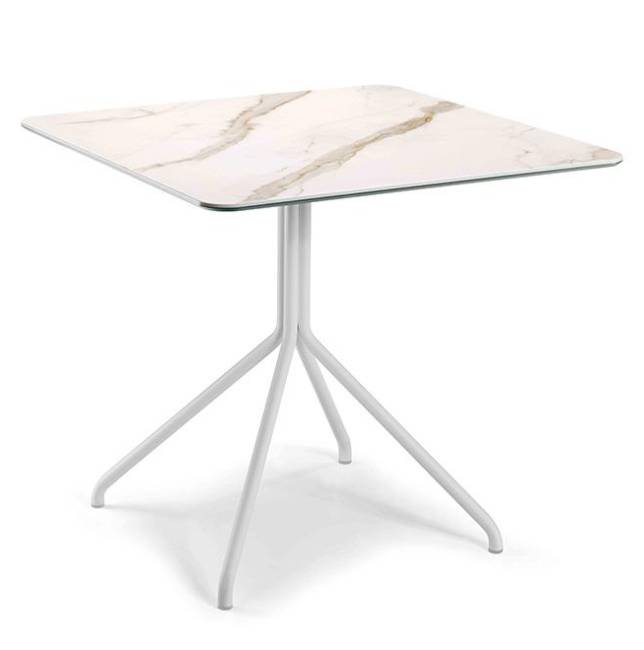 Cтол обеденный керамогранитный Lol Porcelain 800х800х750 мм
