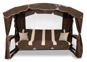 Качели садовые "Торонто Люкс Плюс", шоколад Качели садовые "Торонто Люкс Плюс", шоколад