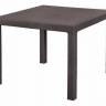 Стол обеденный под искусственный ротанг "YALTA KVATRO TABLE", темно-коричневый