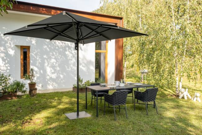 Зонт профессиональный 3х4 м Napoli Standard антрацит 3000х4000 мм Зонт профессиональный 3х4 м Napoli Standard антрацит 3000х4000 мм