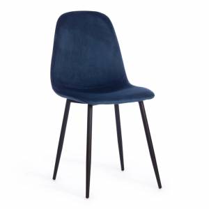Стул BREEZE (mod. 4724) вельвет/металл, 44 х 53 х 87 см, Blue (синий) HLR63 / черный Стул BREEZE (mod. 4724) вельвет/металл, 44 х 53 х 87 см, Blue (синий) HLR63 / черный