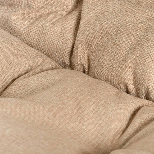 Кресло качалка с подножкой из искусственного ротанга, бамбук, разборное