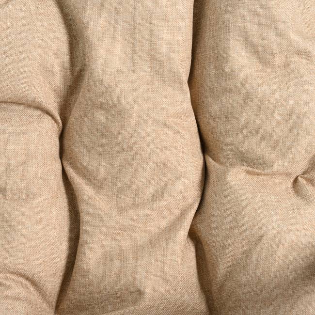 Кресло качалка с подножкой из искусственного ротанга, бамбук, разборное