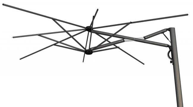 Зонт профессиональный 2.9х2.9 м Astro Carbon черный 2900х2900 мм Зонт профессиональный 2.9х2.9 м Astro Carbon черный 2900х2900 мм